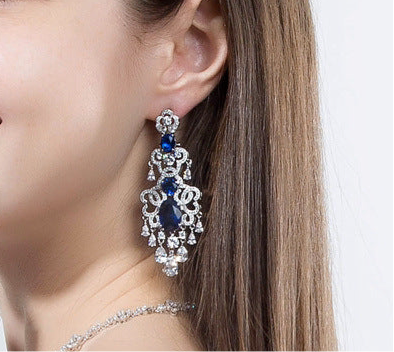 Diamond Chandelier Drop Earrings
