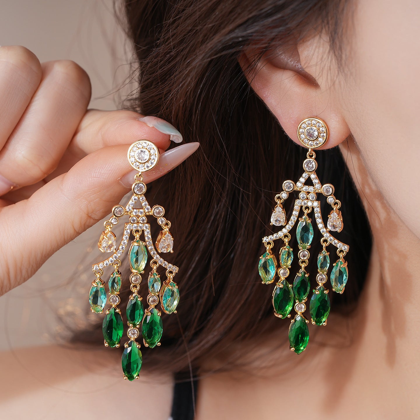 Chandelier Tassel Earrings
