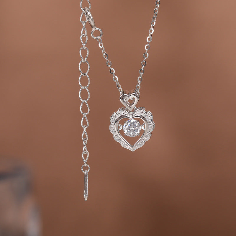 Sterling Silver Heart Pendant Necklace