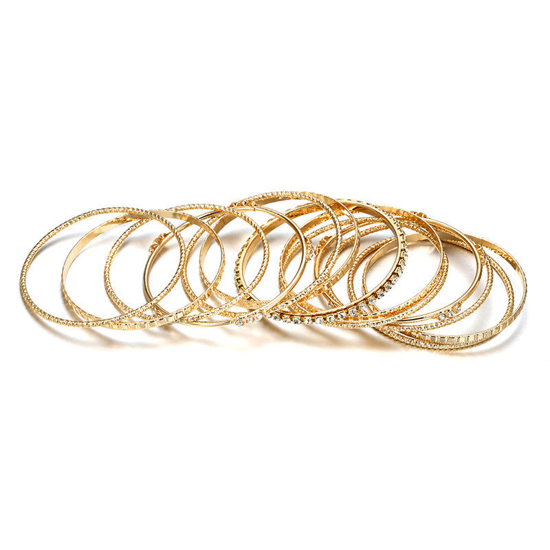 Multi-Layer Diamond Bangles