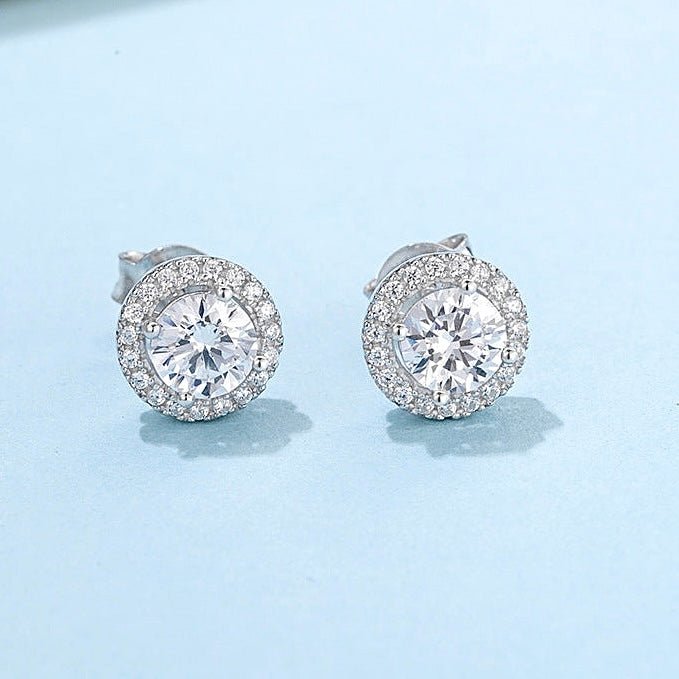 0.5 Carat Four-Claw Round Lab Grown Diamond Studs - Amyris London