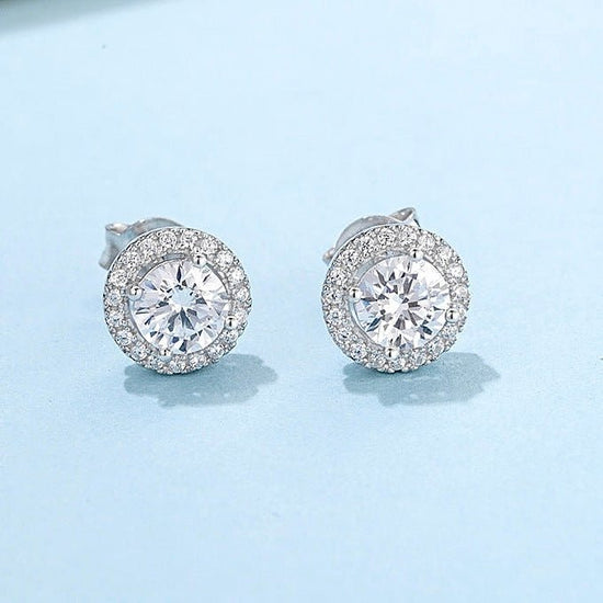 0.5 Carat Four-Claw Round Lab Grown Diamond Studs - Amyris London