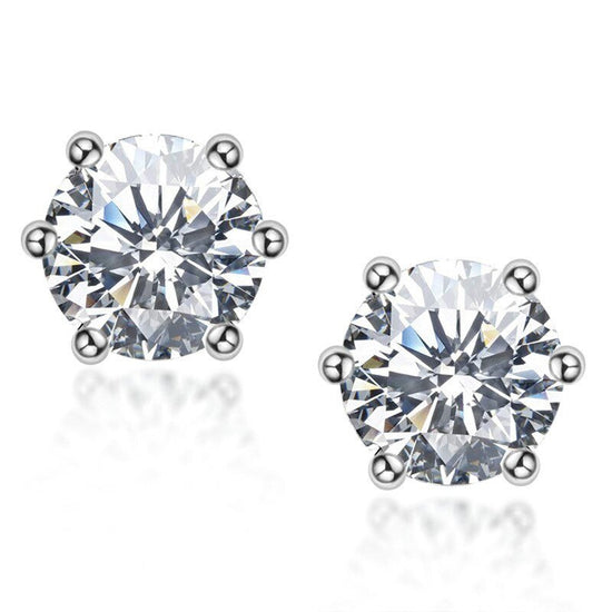 0.5 Carat Lab Grown Diamond Stud Earrings - Amyris London