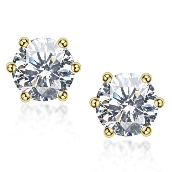 0.5 Carat Lab Grown Diamond Stud Earrings - Amyris London