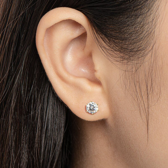 0.5 Carat Lab Grown Diamond Stud Earrings - Amyris London