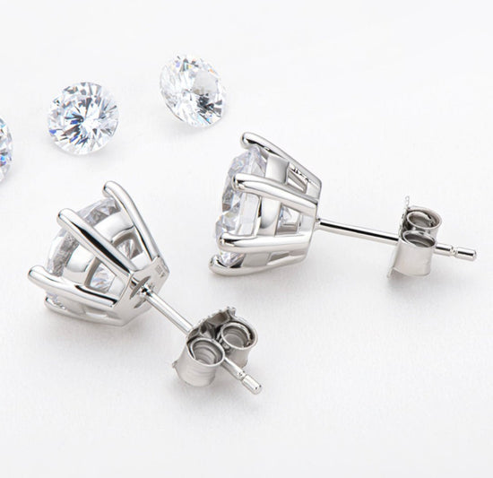 0.5 Carat Lab Grown Diamond Stud Earrings - Amyris London