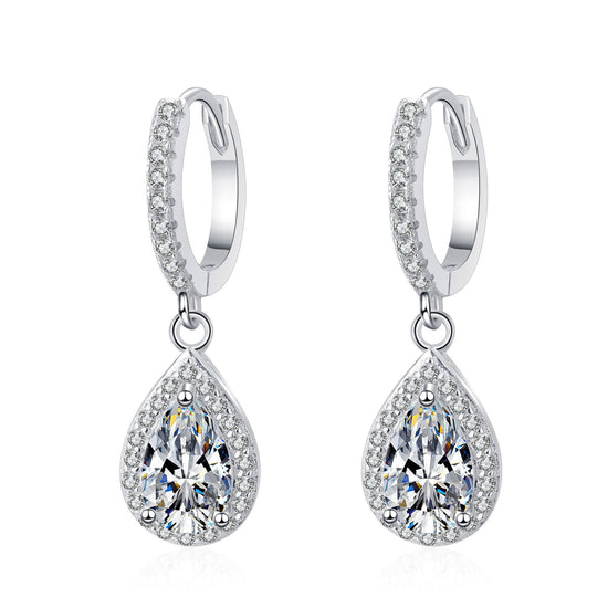 2.0 Carat Teardrop Lab Grown Earrings - Amyris London