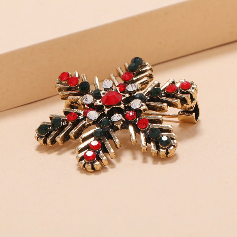 Christmas Snowflake Brooch - Amyris London