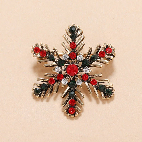 Christmas Snowflake Brooch - Amyris London