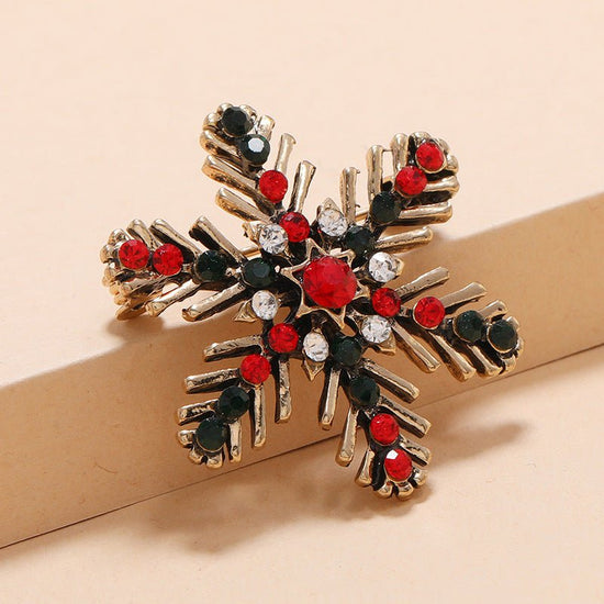 Christmas Snowflake Brooch - Amyris London