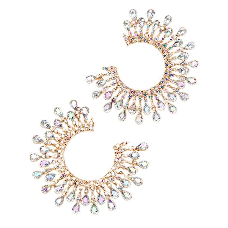 Crystal Drop Earrings - Amyris London