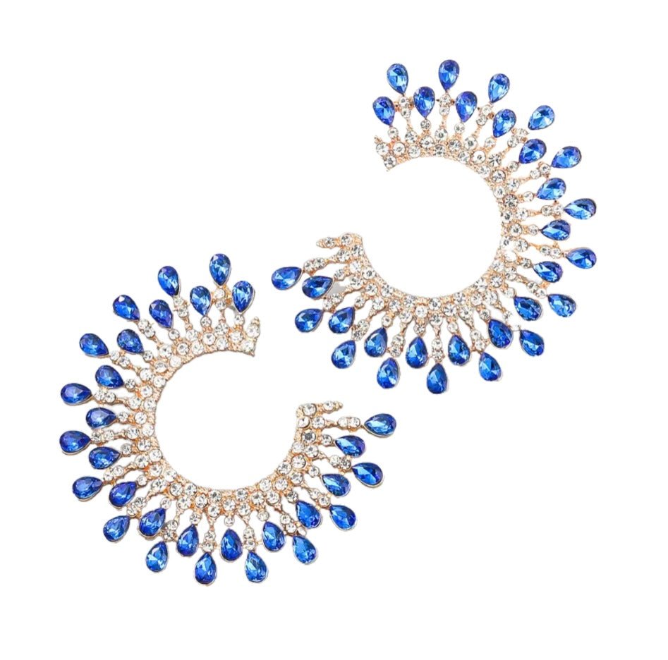 Crystal Drop Earrings - Amyris London