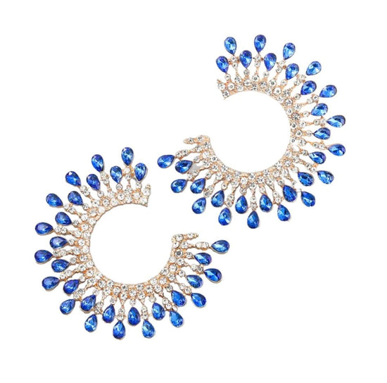 Crystal Drop Earrings - Amyris London