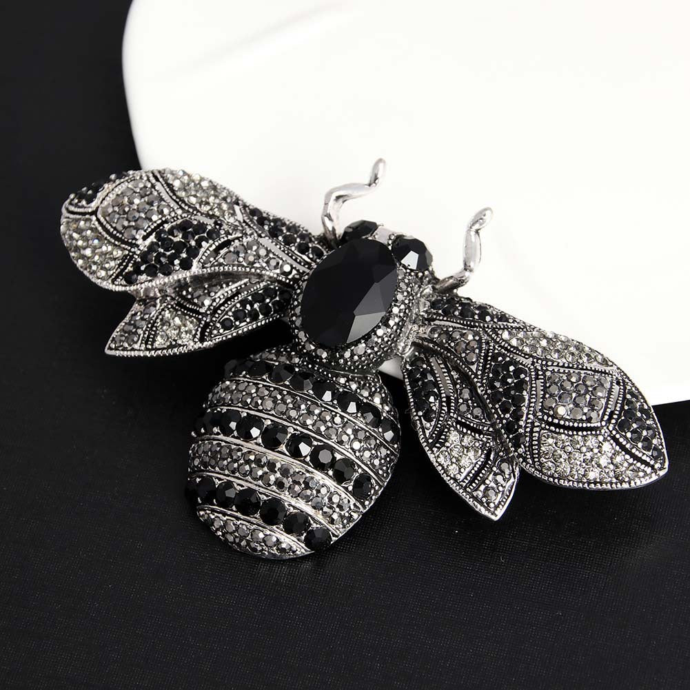 Diamante Bee Brooch - Amyris London