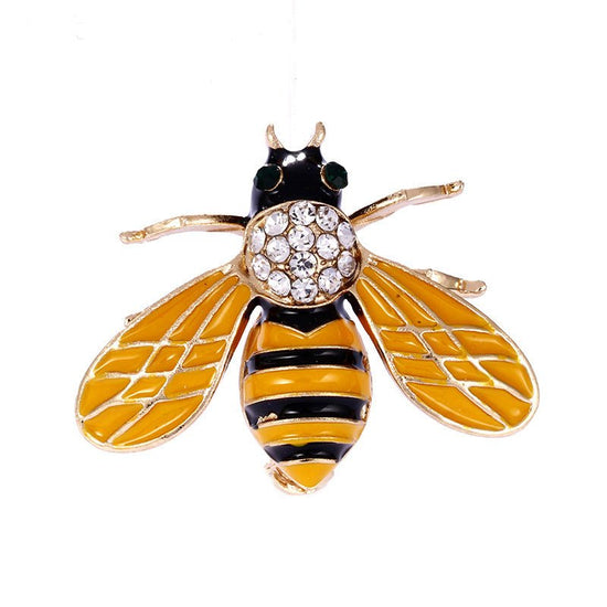 Diamante Bee Brooch - Amyris London