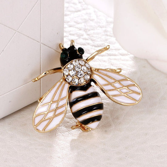 Diamante Bee Brooch - Amyris London