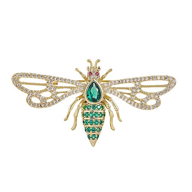 Diamante Butterfly Brooch - Amyris London