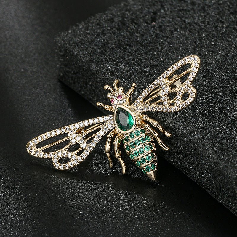 Diamante Butterfly Brooch - Amyris London