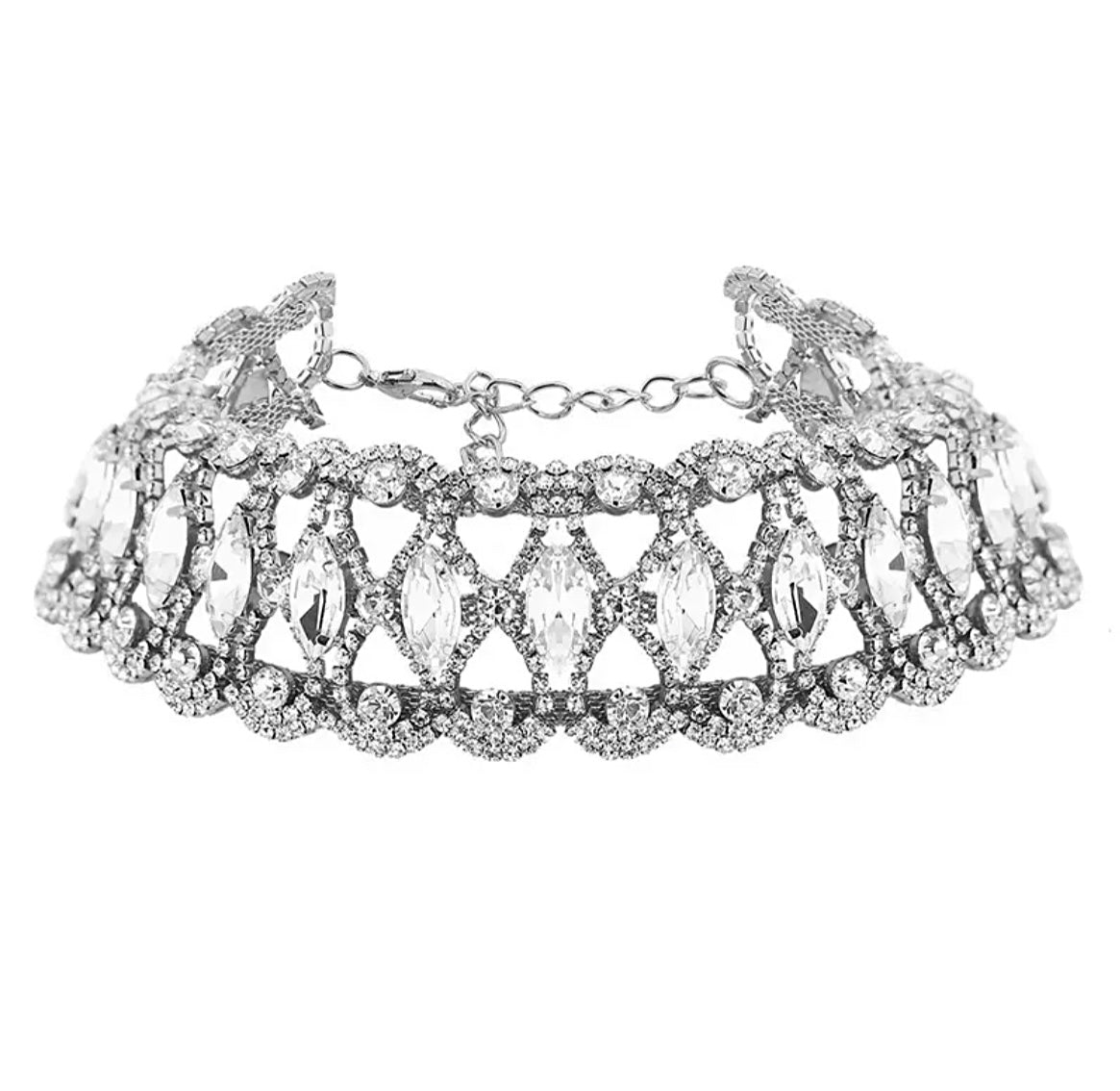 Diamante Choker Necklace - Amyris London