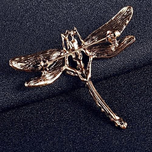 Diamante Dragonfly Brooch - Amyris London