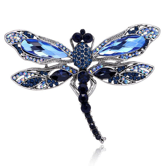 Diamante Dragonfly Brooch - Amyris London