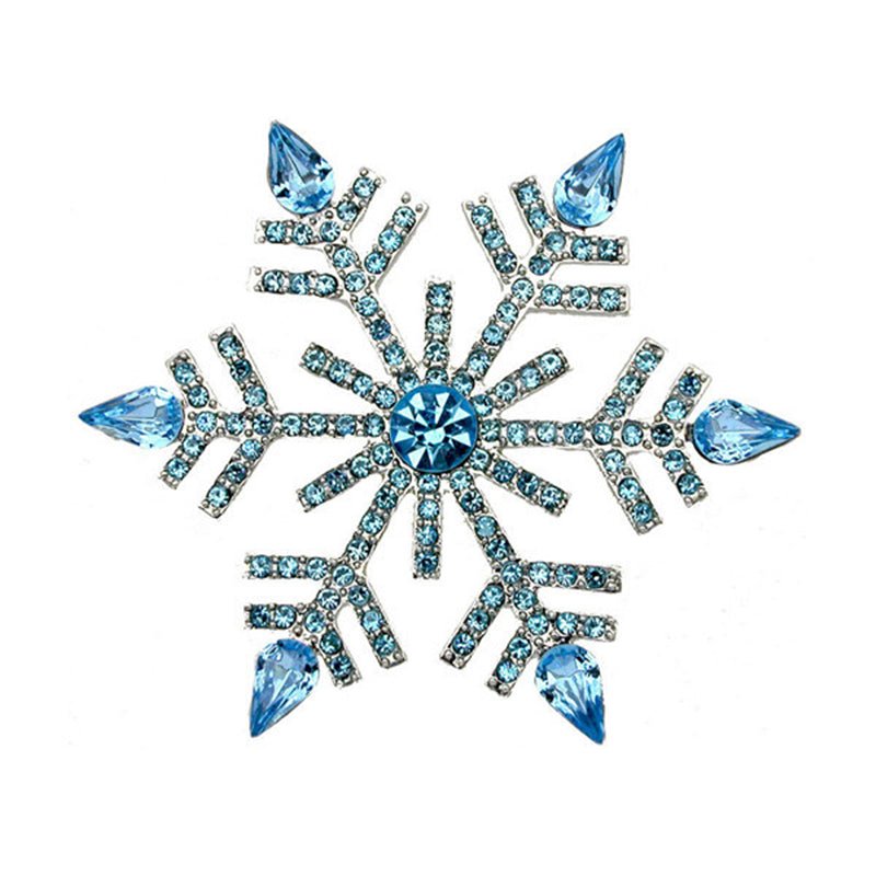 Diamante Snowflake Brooch - Amyris London