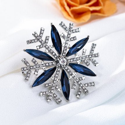 Diamante Snowflake Brooch - Amyris London