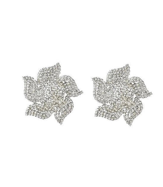 Diamond Flower Earrings - Amyris London