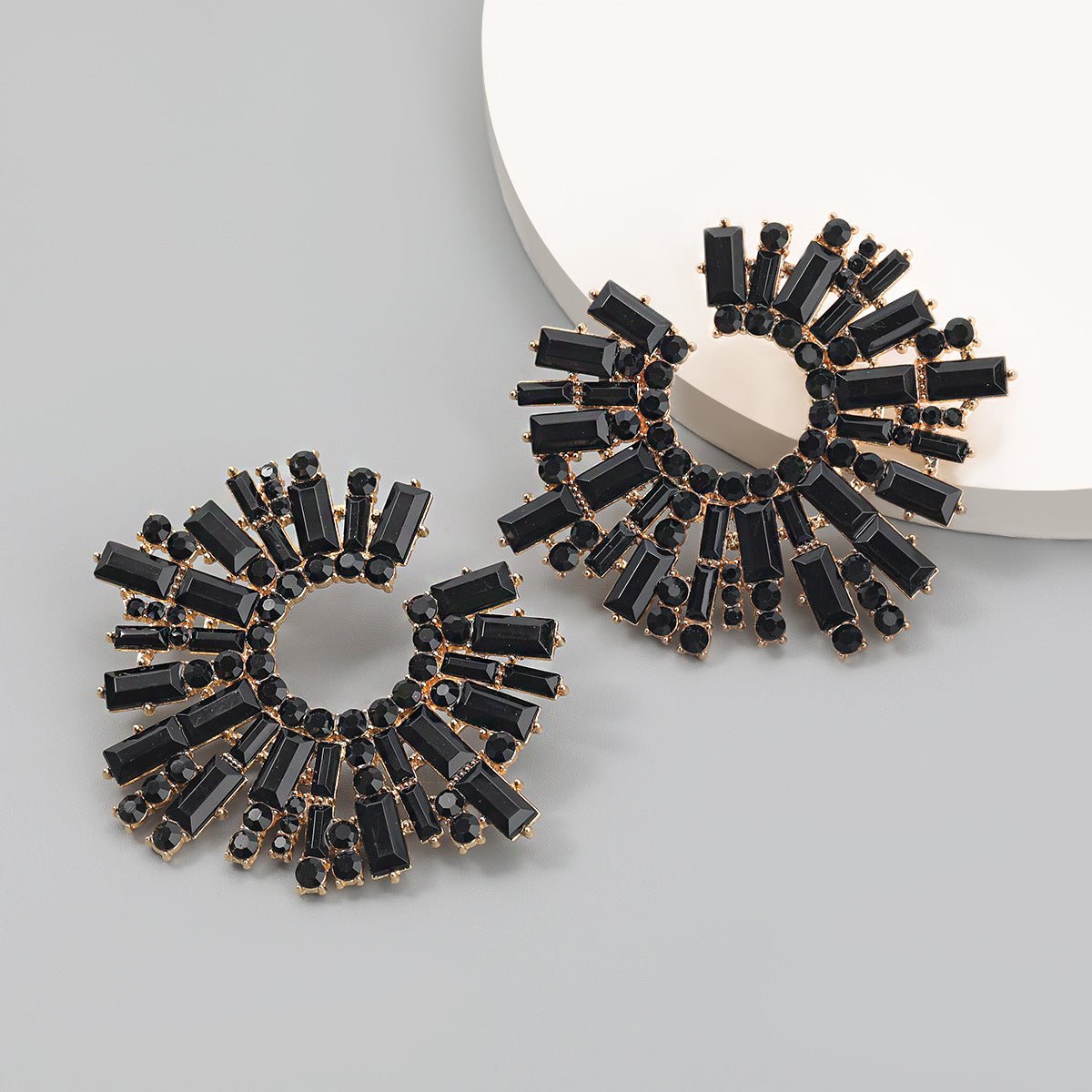 Diamond Sunflower Earrings - Amyris London