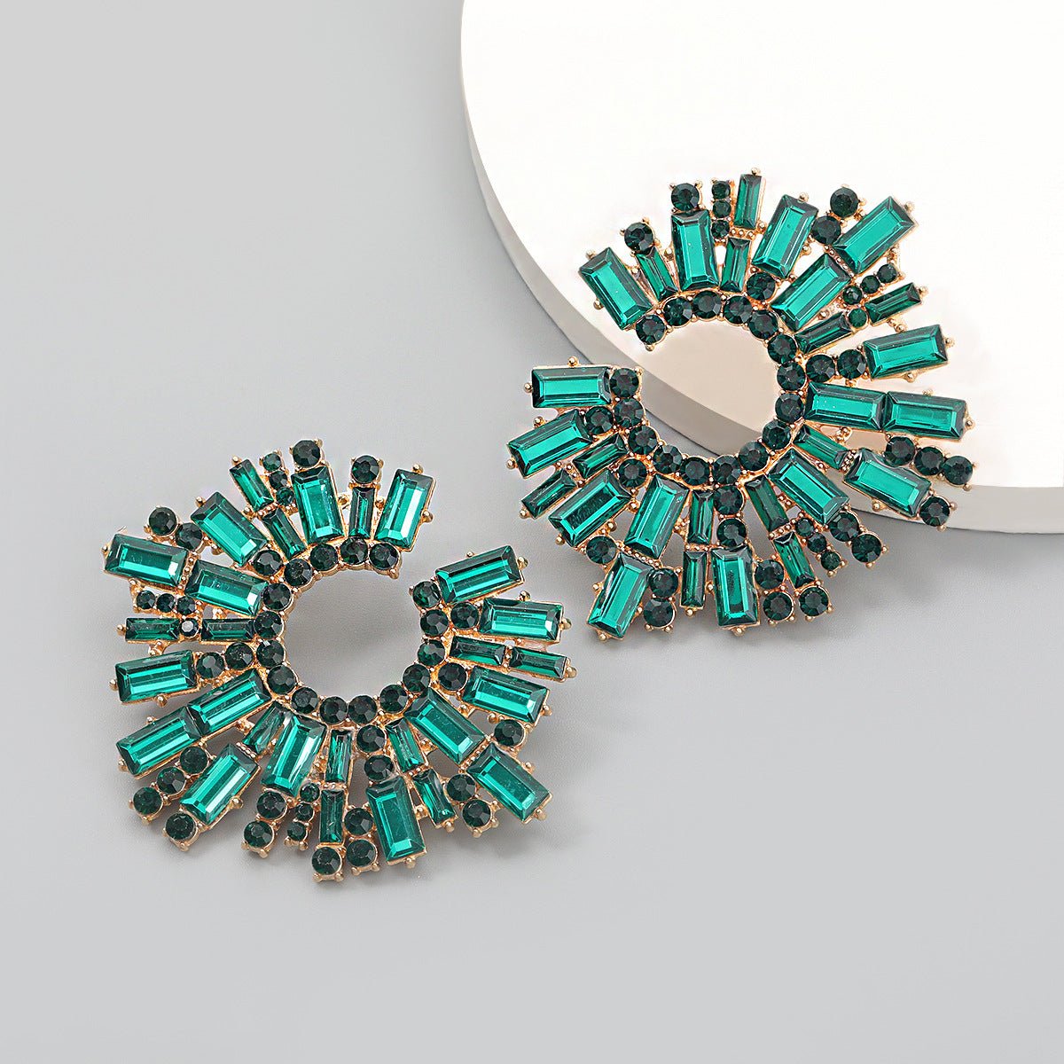 Diamond Sunflower Earrings - Amyris London