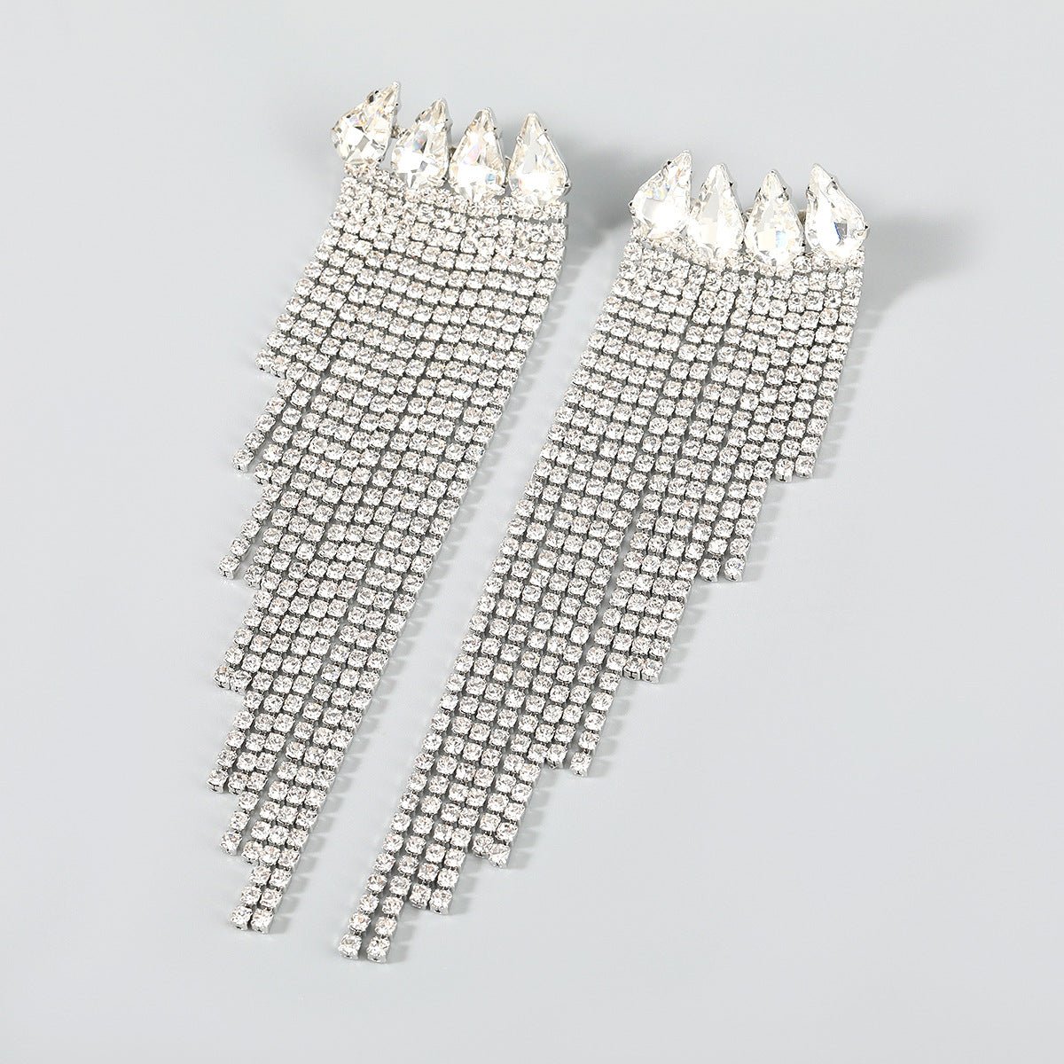 Diamond Tassel Earrings - Amyris London