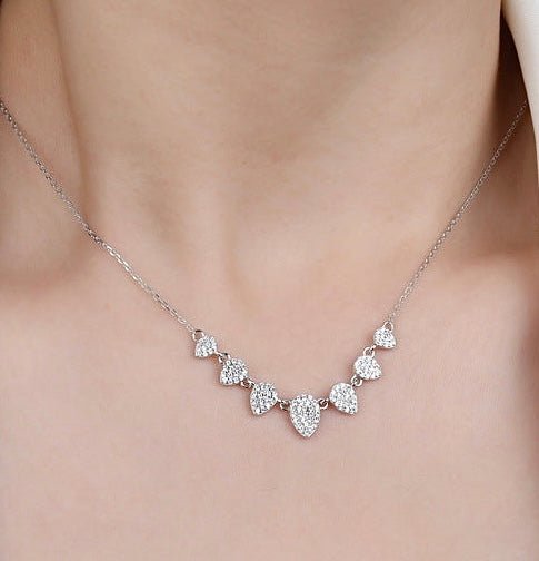 Diamond Teardrop Necklace - Amyris London