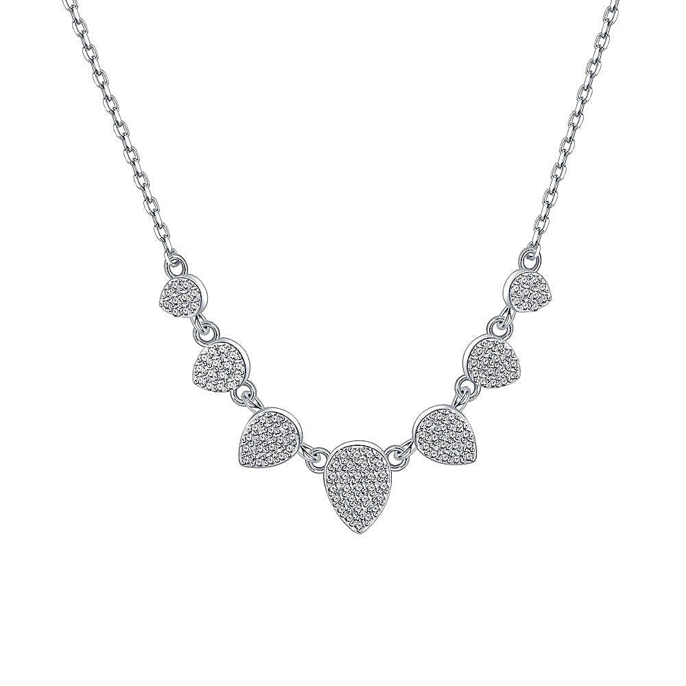 Diamond Teardrop Necklace - Amyris London