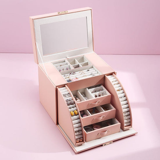 Double Staircase Jewellery Storage Multi-Layer Box - Amyris London