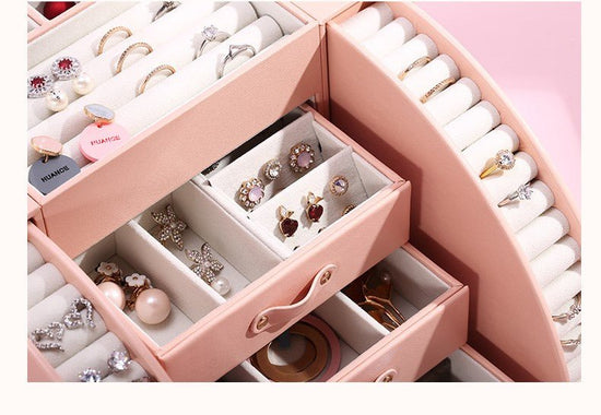 Double Staircase Jewellery Storage Multi-Layer Box - Amyris London