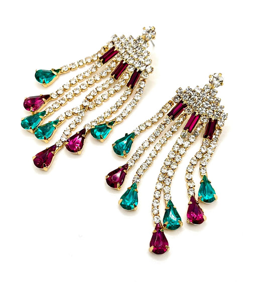 Drop Tassel Earrings - Amyris London