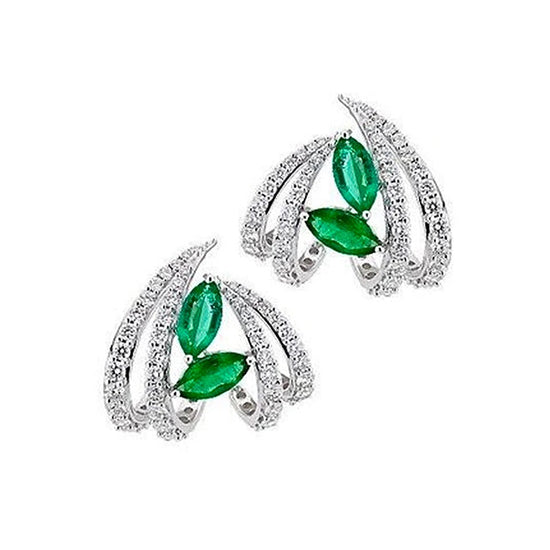 Exquisite Teardrop Stud Earrings - Amyris London