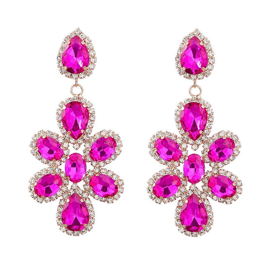 Flower Drop Earrings - Amyris London