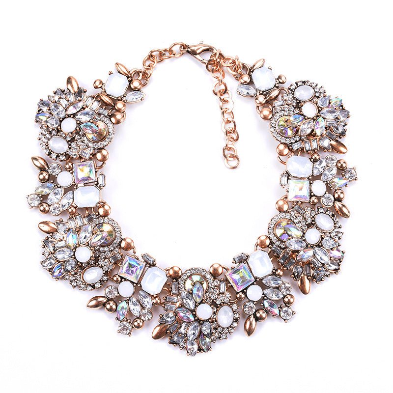 Flower Statement Necklace - Amyris London