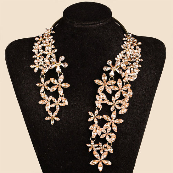 Flower Statement Necklace - Amyris London