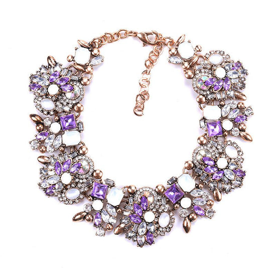 Flower Statement Necklace - Amyris London