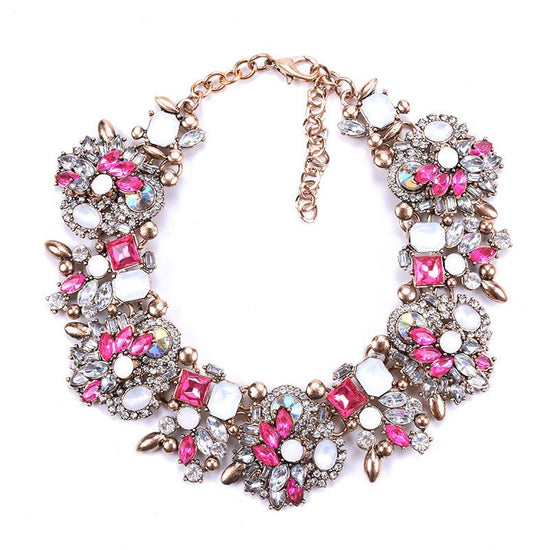 Flower Statement Necklace - Amyris London