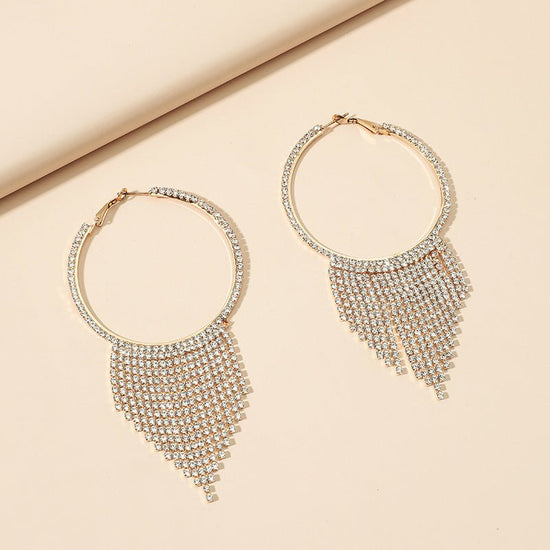 Hoop Dangle Earrings - Amyris London