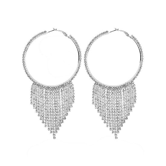 Hoop Dangle Earrings - Amyris London