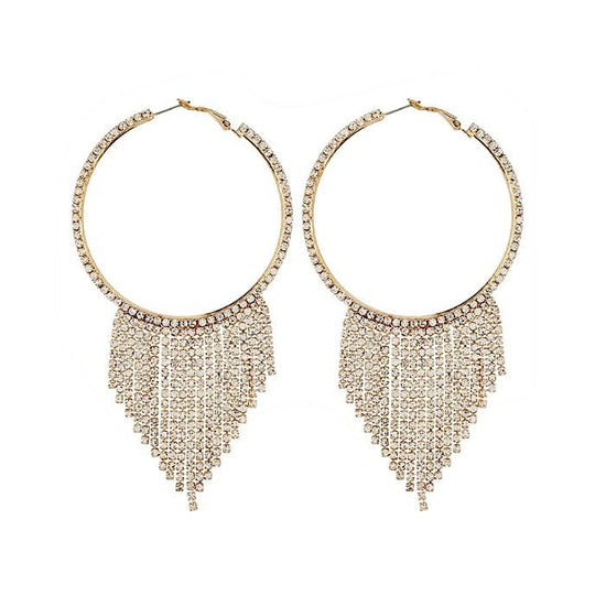 Hoop Dangle Earrings - Amyris London