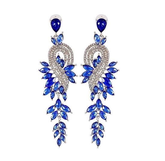 Leaf Drop Earrings - Amyris London