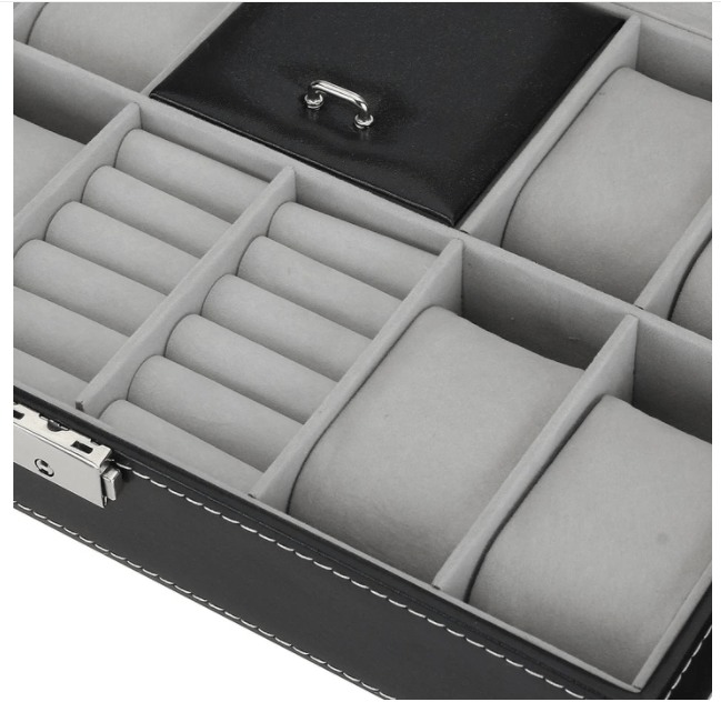 Leather Watch Necklace Storage Box - Amyris London