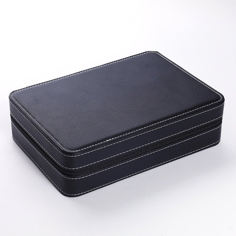 Leather Watch Zipper Storage Box - Amyris London