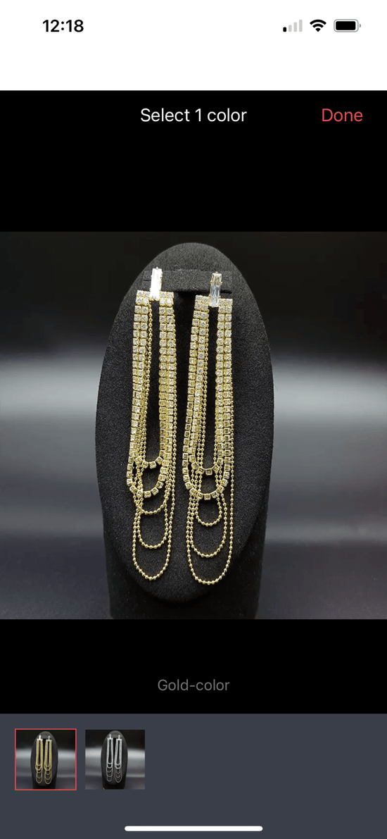 Paperclip Drop Earrings - Amyris London