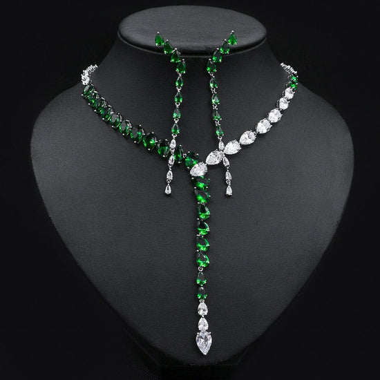 Pear Shaped Diamond Necklace - Amyris London